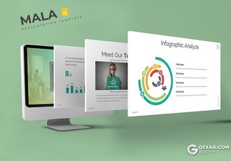 32页5种主题配色商务图形设计工作汇报Google slides模板 - 顶尖PPT