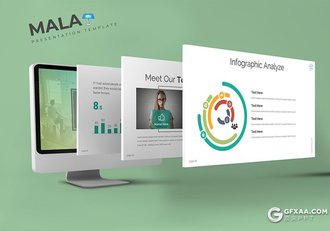 32页5种主题配色商务图形设计工作汇报keynote模板 - 顶尖PPT