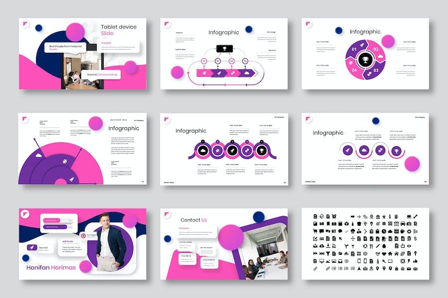 欧美商务风格企业介绍通用PPT模板 - 顶尖PPT