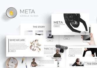 30页简约时尚风格商务工作汇报多用途Google slides模板 5种主题配色 - 顶尖PPT