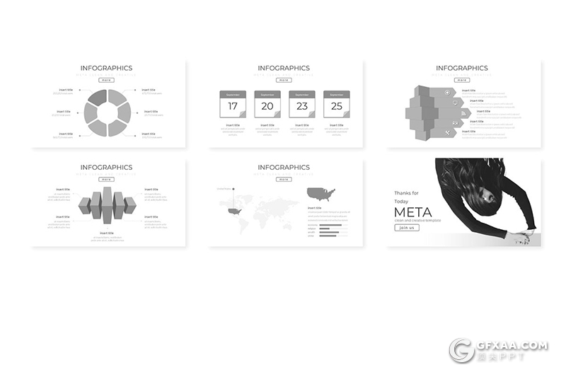 30页简约时尚风格商务工作汇报多用途Google slides模板 5种主题配色 - 顶尖PPT