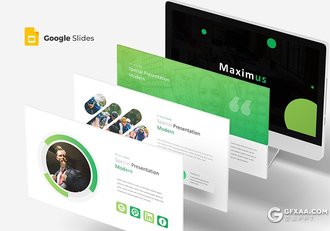 30页高端商务企业团队介绍工作汇报商务图形Google slides模板 5种主题配色 - 顶尖PPT