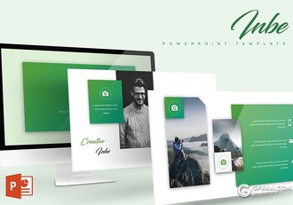 30页扁平化创意商务风格工作汇报总结PPT模板 5种主题配色 - 顶尖PPT