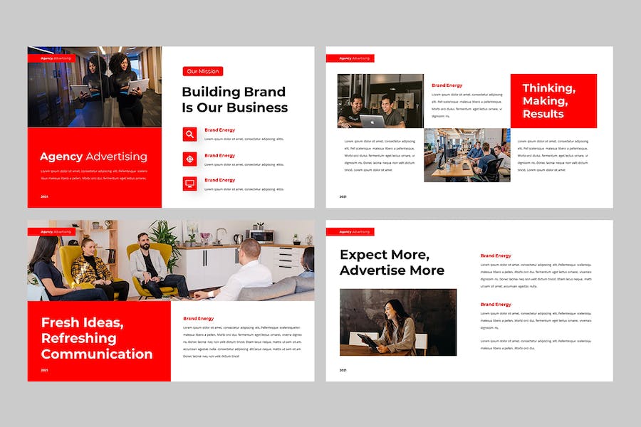 商务清爽现代推介方案PPT模板 - 顶尖PPT