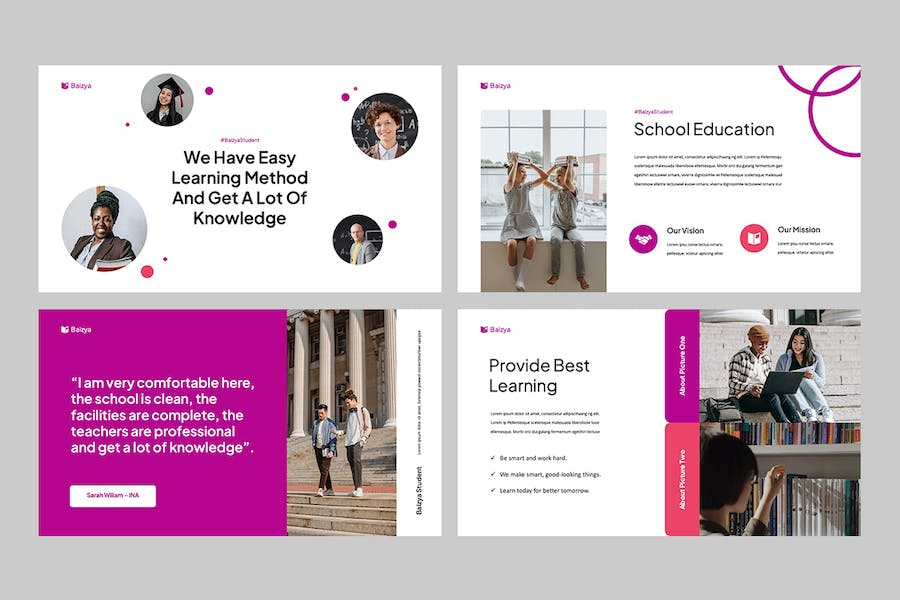 教育课程教学设计大纲讲述知识展示PPT模板 - 顶尖PPT