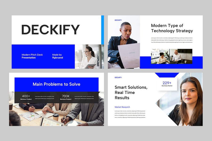 创业项目商业计划书融资路演PPT模板 - 顶尖PPT