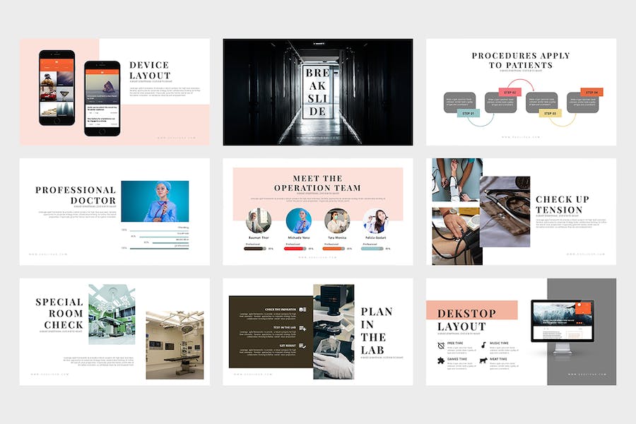 医疗健康产品发布会Keynote模板 - 顶尖PPT