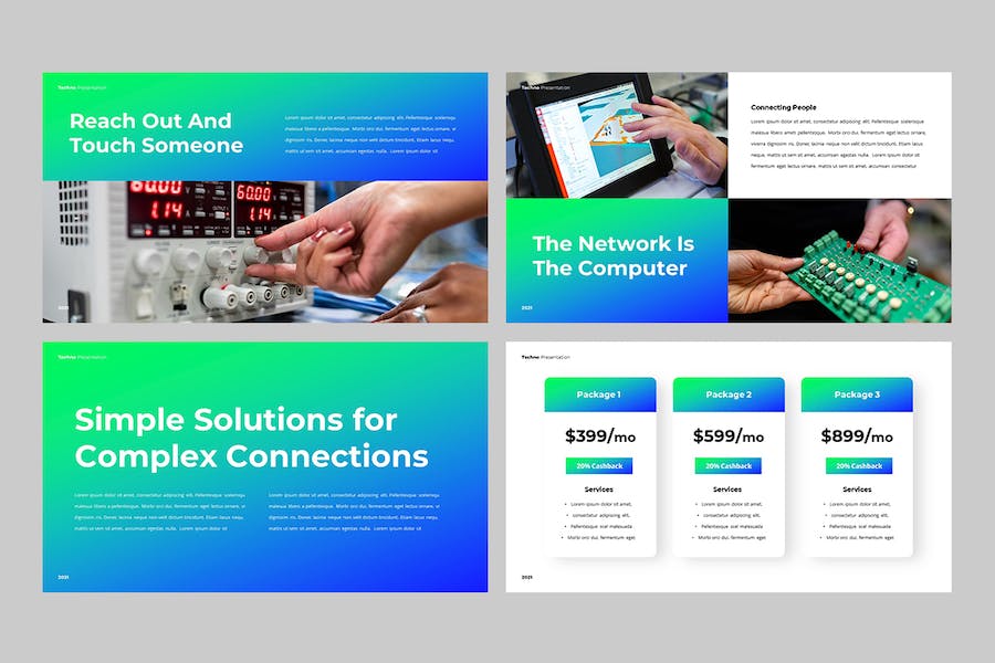 科技产品发布技术方案演示keynote模板 - 顶尖PPT