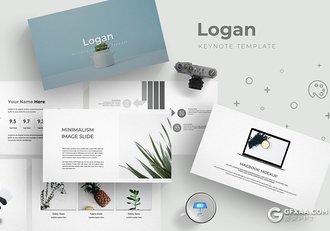 30页简约唯美风格商务通用keynote模板 5种主题配色 - 顶尖PPT
