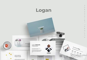 30页简约唯美风格商务通用PPT模板 5种主题配色 - 顶尖PPT