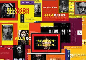 40页时尚杂志流行风格PPT模板 - 顶尖PPT