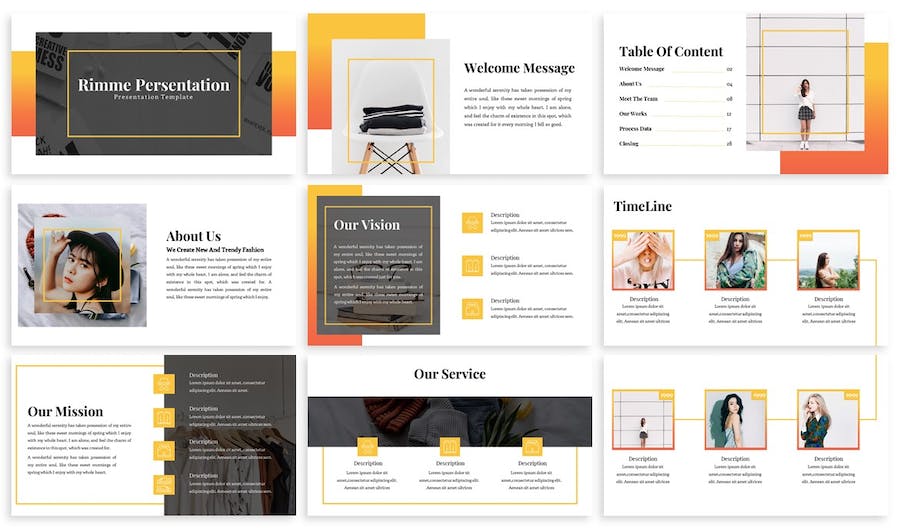 时尚服装品牌推广营销PPT模板 - 顶尖PPT