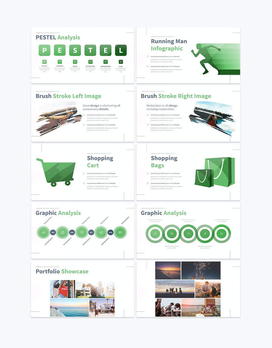 国外商业企业介绍工作计划总结PPT模板 - 顶尖PPT