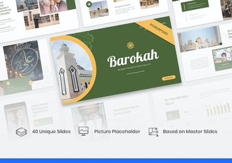 伊斯兰文化介绍宣传PPPT模板 - 顶尖PPT