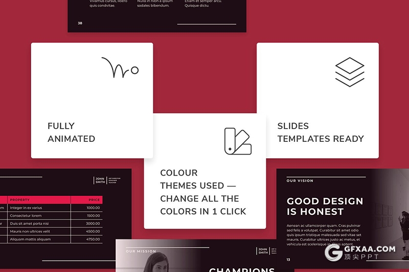 51页时尚艺术风格创意总监会议PPT模板 - 顶尖PPT