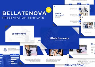 30页蓝色企业介绍项目团队展示工作汇报多用途Google slides模板 - 顶尖PPT