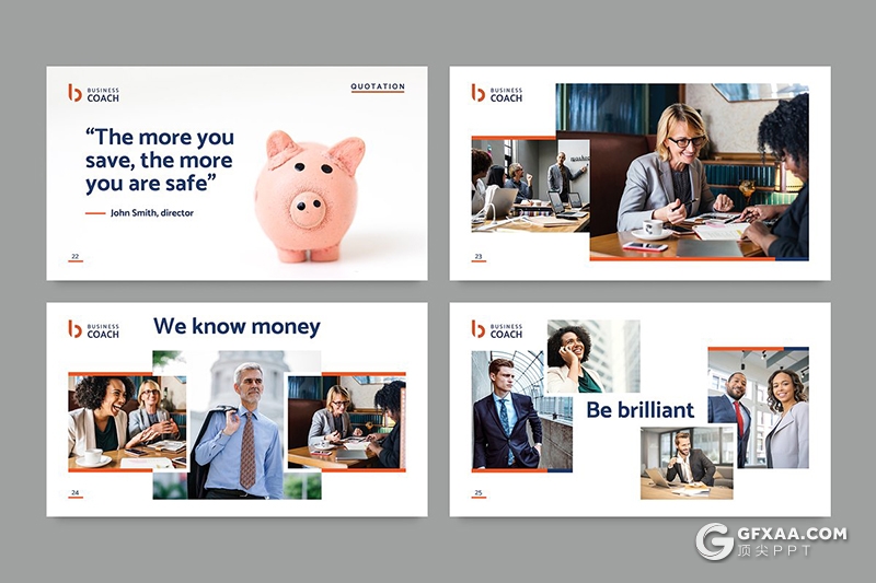 51页扁平化欧美商务企业团队介绍项目合作多用途PPT模板 - 顶尖PPT