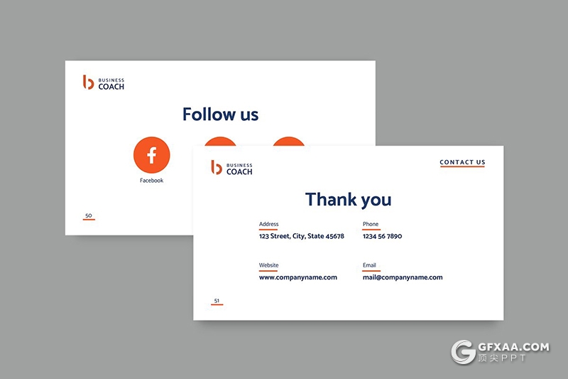 51页扁平化欧美商务企业团队介绍项目合作多用途PPT模板 - 顶尖PPT