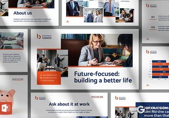 51页扁平化欧美商务企业团队介绍项目合作多用途PPT模板 - 顶尖PPT