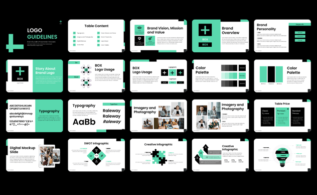 品牌LOGO项目提案keynote模板 - 顶尖PPT