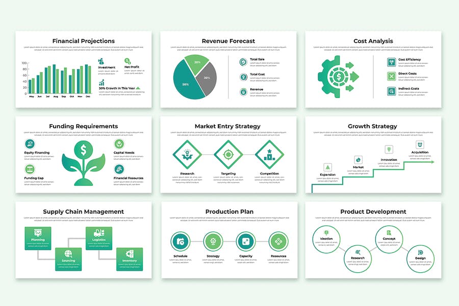 商业计划书策划方案PPT模板 - 顶尖PPT