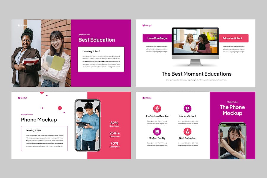 教育课程教学设计大纲讲述知识展示PPT模板 - 顶尖PPT