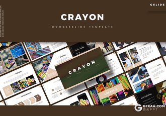 30页儿童文具产品介绍展示数据分析Google slides模板5种主题配色 - 顶尖PPT