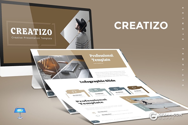 30页国外简约商务风格商务图形工作汇报多用途keynote模板 5种主题配色 - 顶尖PPT