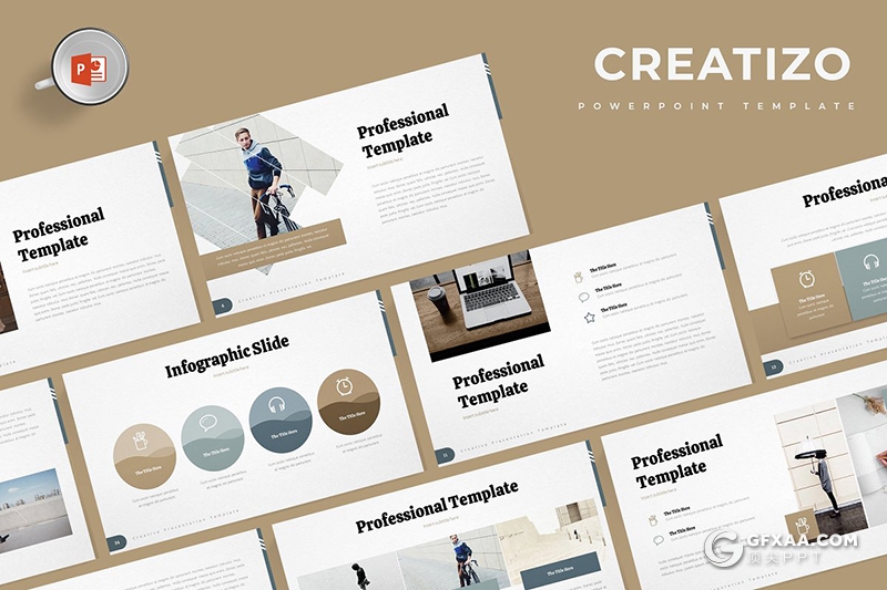 30页国外简约商务风格商务图形工作汇报多用途PPT模板 5种主题配色 - 顶尖PPT