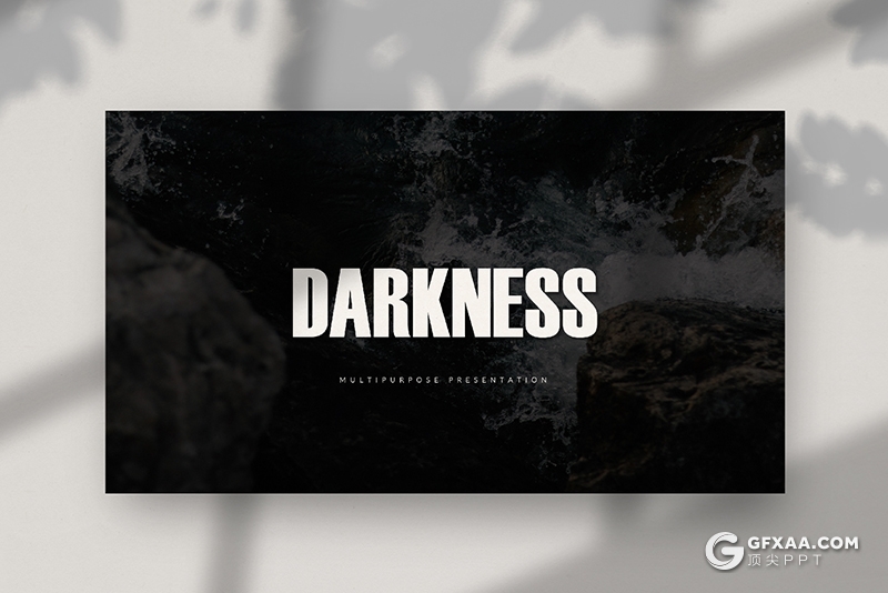 43页国外极简风格摄影美图展示PPT模板 - 顶尖PPT