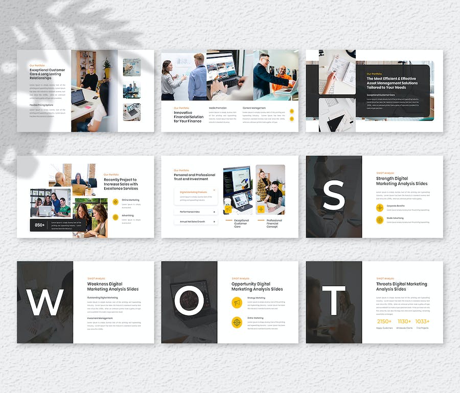 营销方案 策划数据分析报告PPT模板 - 顶尖PPT