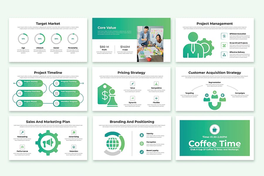 商业计划书策划方案PPT模板 - 顶尖PPT