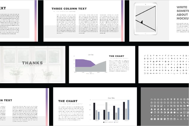 简约风格时尚品牌宣传展示keynote模板 - 顶尖PPT