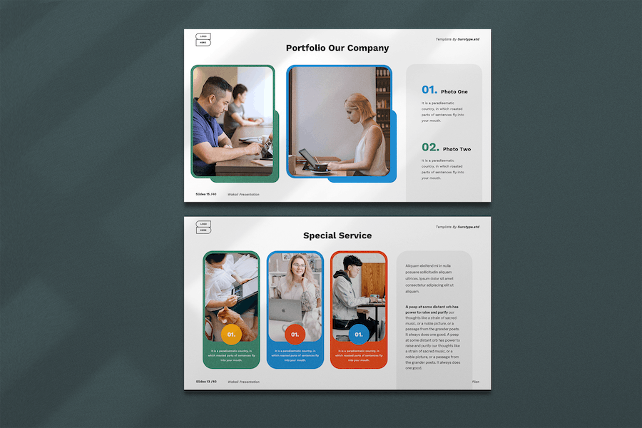 通用主题演示文稿展示PPT模板 - 顶尖PPT