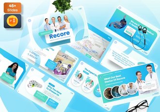 医疗健康行业方案PPT模板 - 顶尖PPT