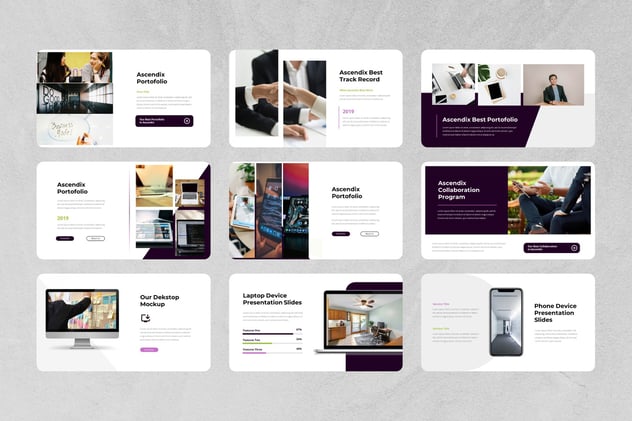 商业融资计划创业项目Keynote模板 - 顶尖PPT