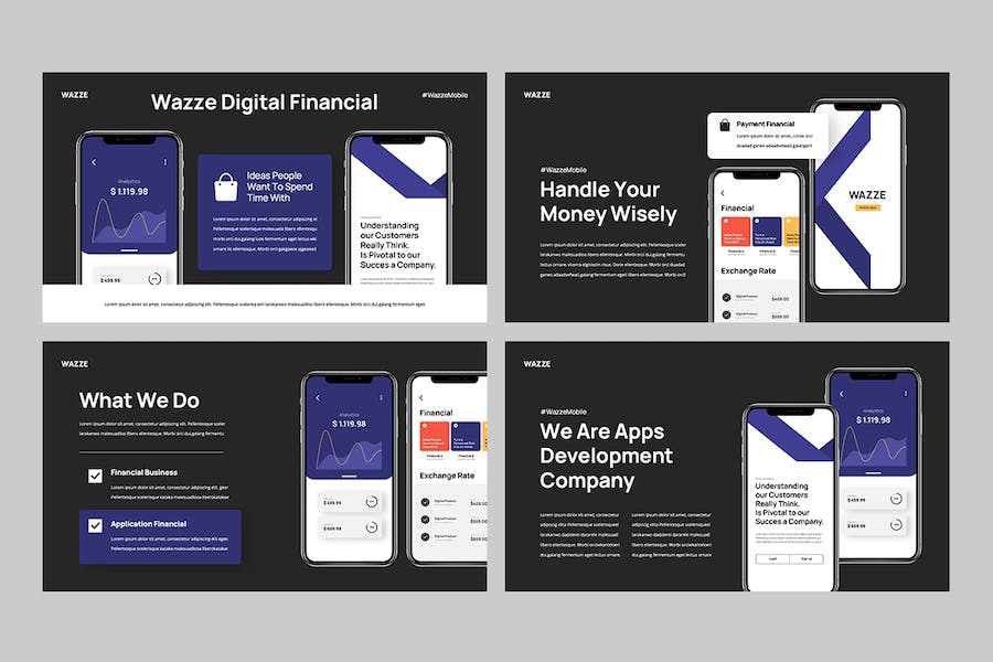 移动应用开发技术方案PPT模板 - 顶尖PPT