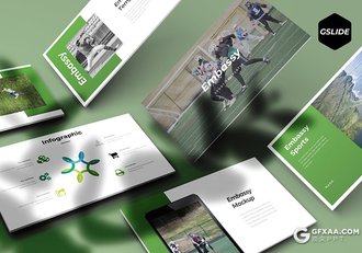 30页体育馆体育项目介绍展示Google slides模板 5种主题配色 - 顶尖PPT