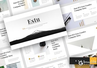 30页国外简约大气时尚风格Google slides模板 - 顶尖PPT