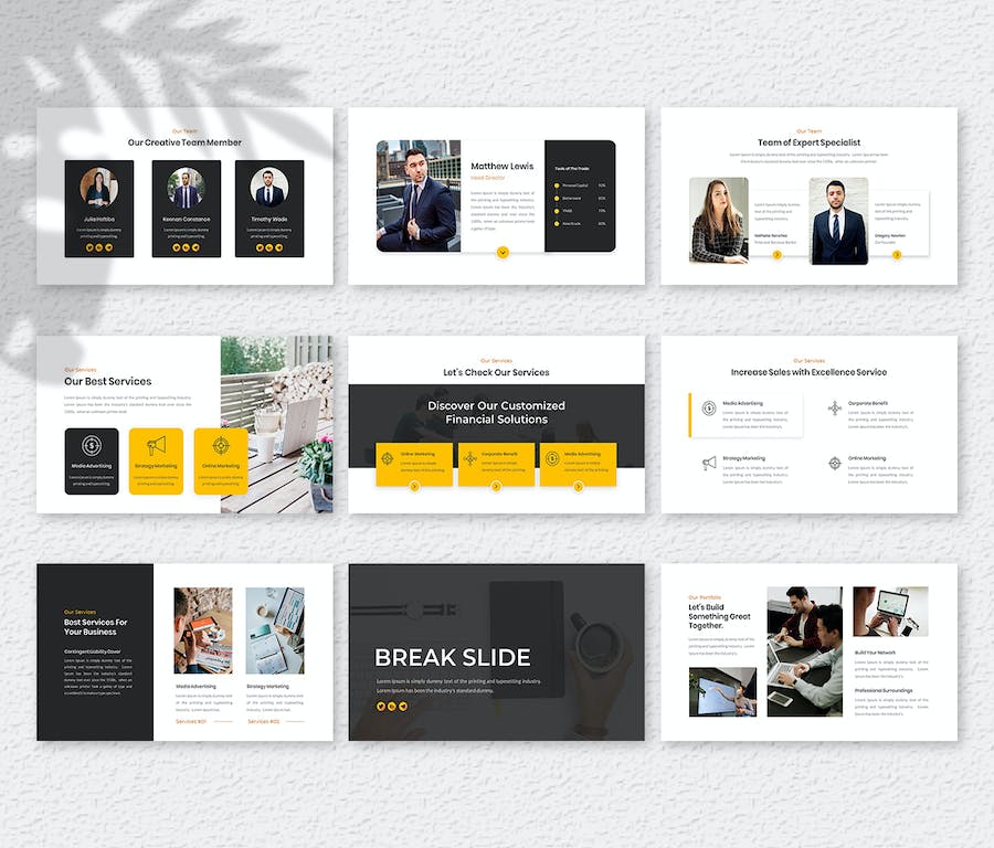 营销方案 策划数据分析报告PPT模板 - 顶尖PPT