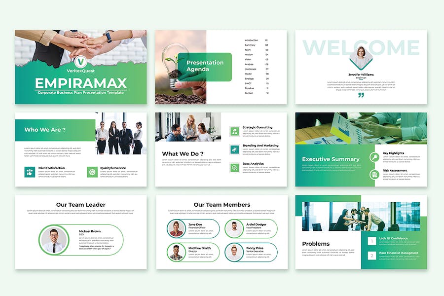 商业计划书策划方案PPT模板 - 顶尖PPT