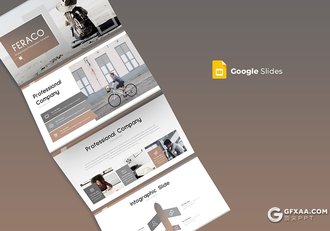 30页扁平化简约风格公司团队户外项目活动Google slides模板5种主题配色 - 顶尖PPT