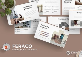 30页扁平化简约风格公司团队户外项目活动PPT模板5种主题配色 - 顶尖PPT