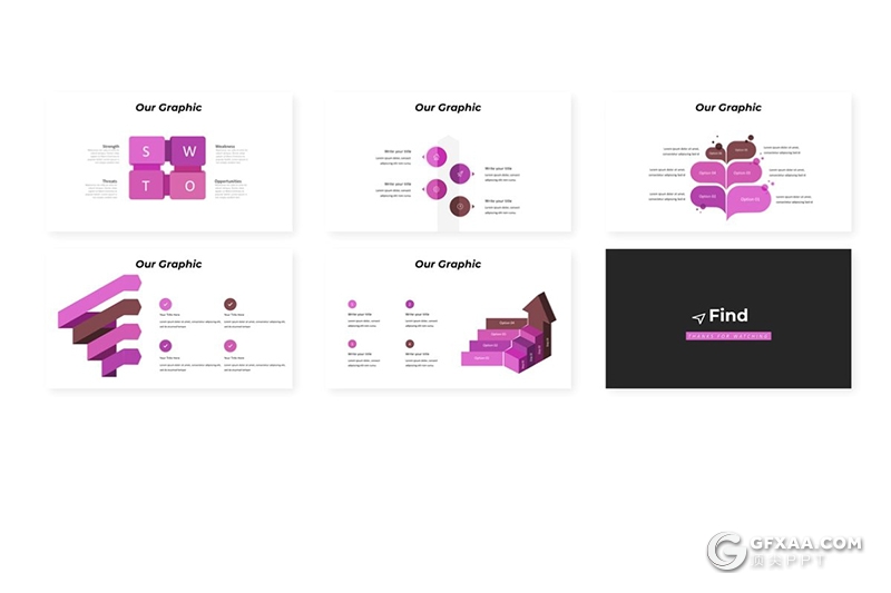 30页扁平化商务风格企业团队介绍多用途keynote模板5种主题配色 - 顶尖PPT