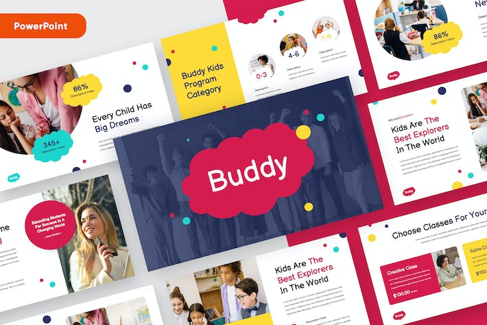 儿童教育课程设计教学方案讲述展示内容PPT模板 - 顶尖PPT