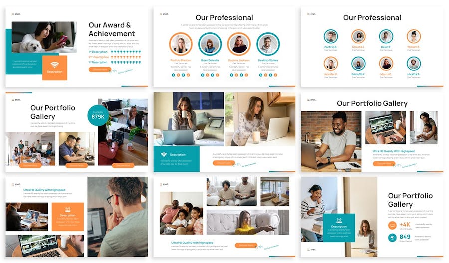 互联网提供商工作计划总结通用keynote模板 - 顶尖PPT