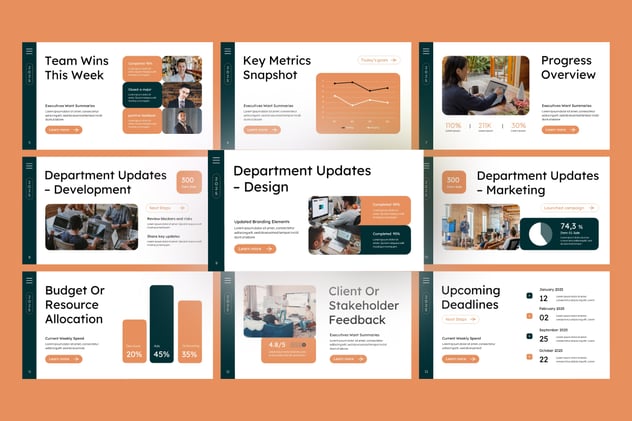 企业高效办公每周例会PPT模板 - 顶尖PPT