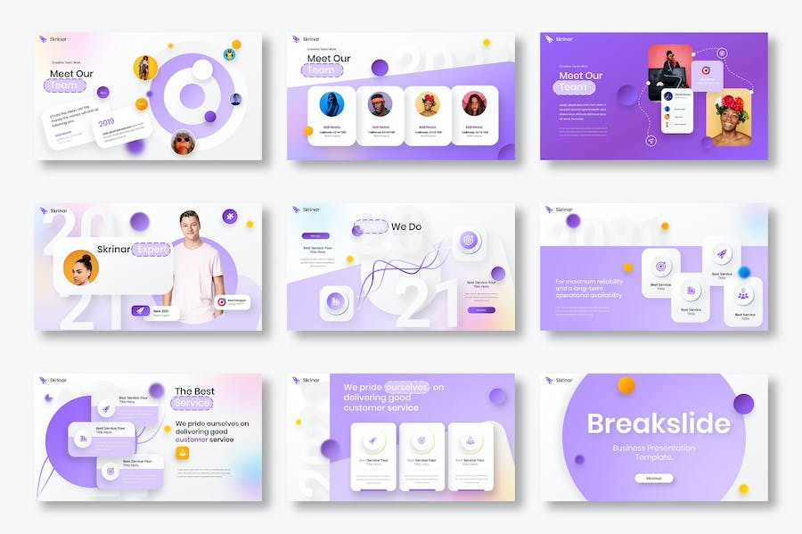 创意商业融资计划书演讲Keynote模板 - 顶尖PPT