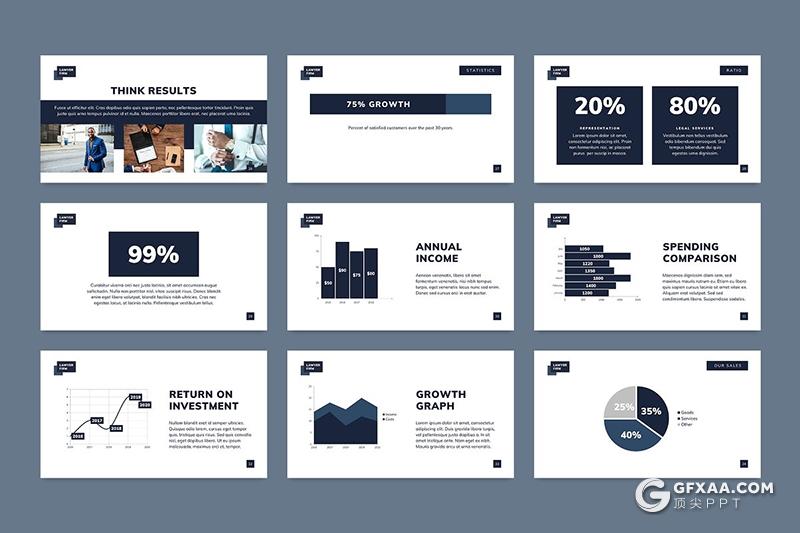 51页欧美企业公司介绍商务项目合作展示PPT模板 - 顶尖PPT