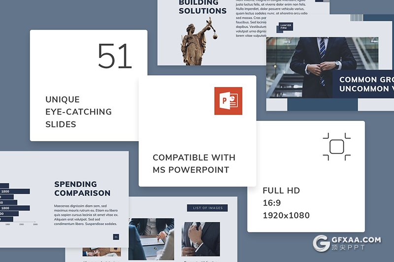 51页欧美企业公司介绍商务项目合作展示PPT模板 - 顶尖PPT